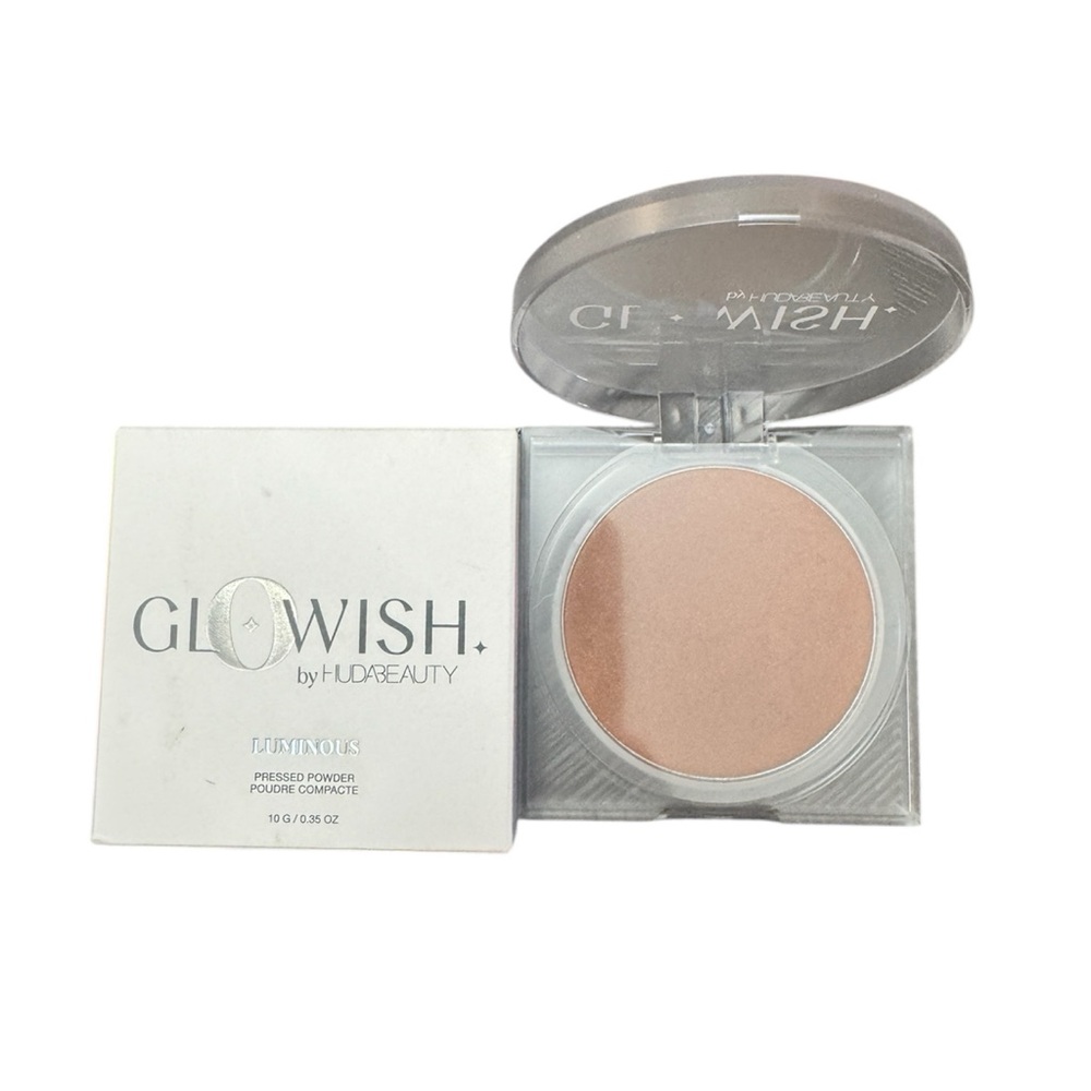 New HUDA BEAUTY GLOWISH Luminous Pressed Powder Shade 12 Rich